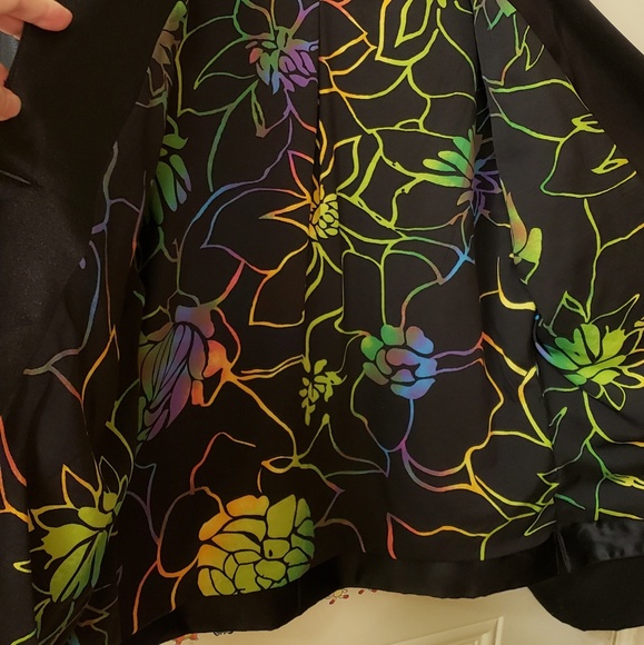 COAT/JACKET Sequins Embroidery Flowers - Picture 7 of 8